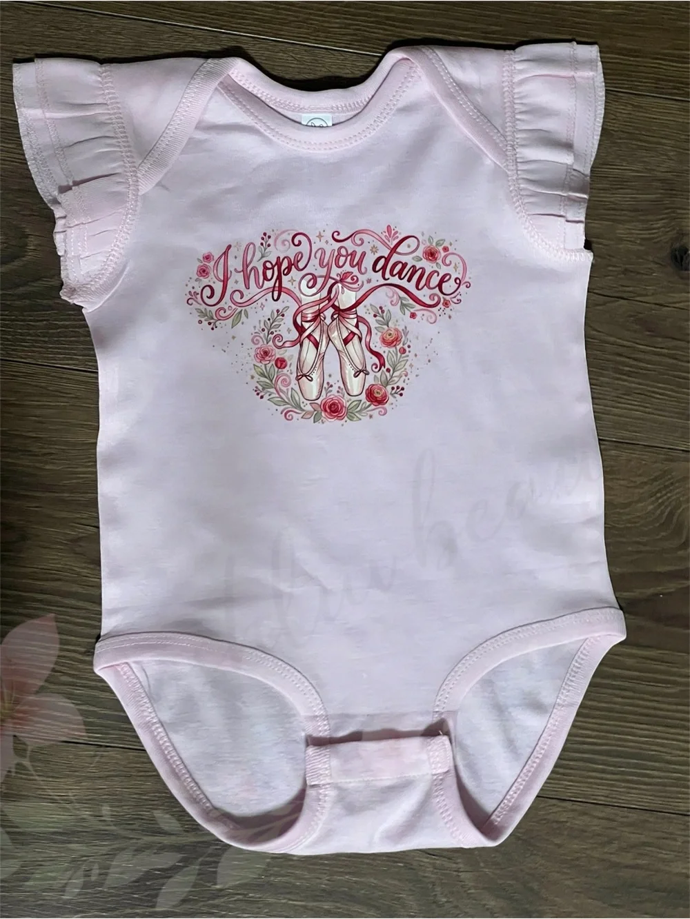 NWT Infant Girl Bodysuit & Pink Tutu Skirt Set - I Hope You Dance⁠ 18 months